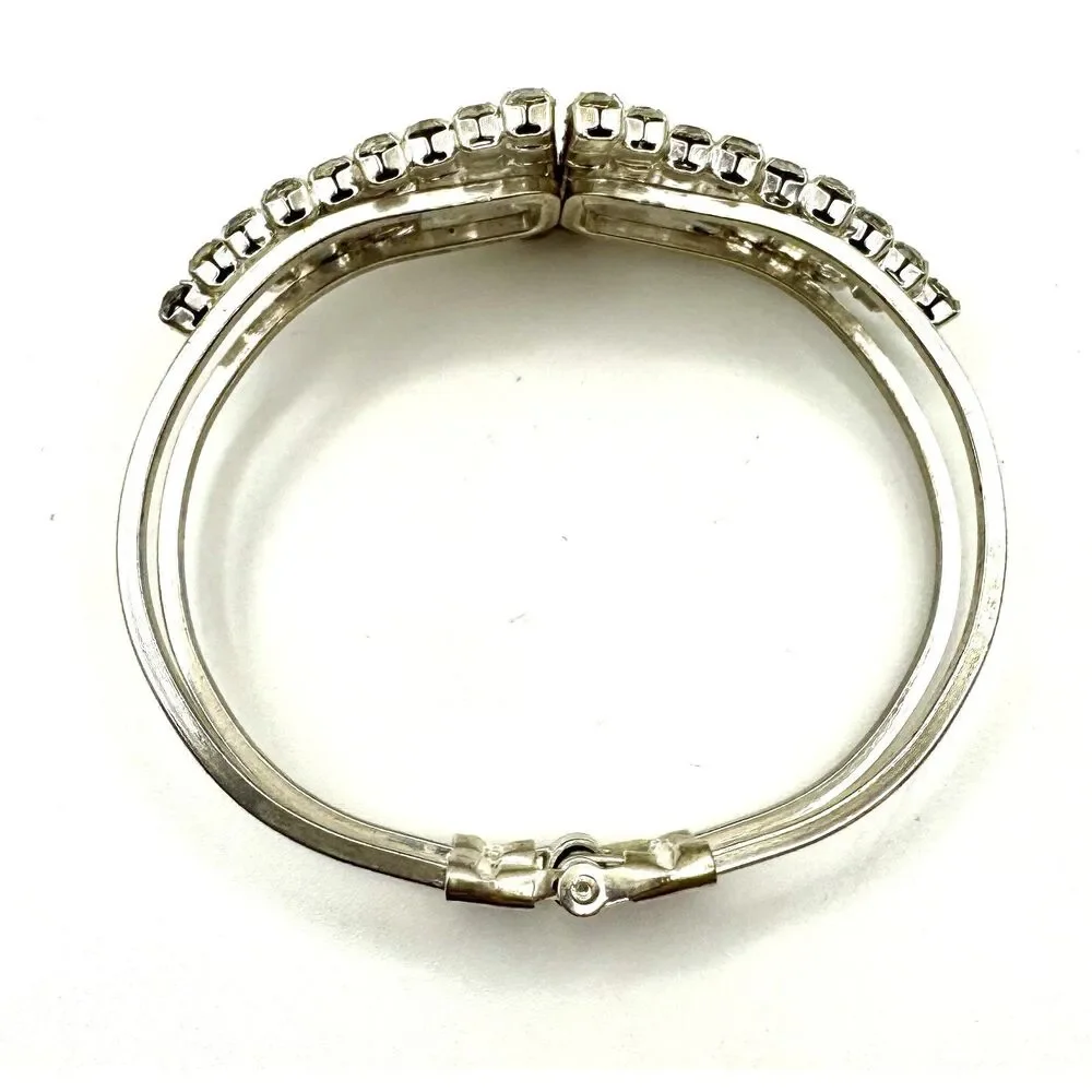 Rhinestone Crystal Cuff Bracelet Sparkle Fashion Glamour Jewlery Women's Charm